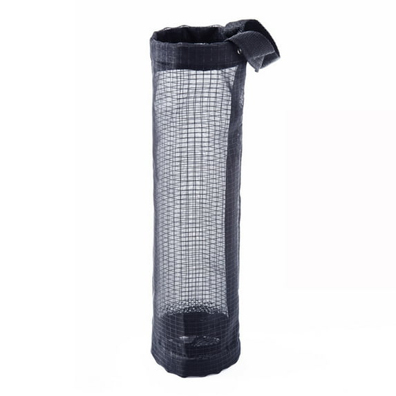 OAVQHLG3B Plastic Bag Holder Mesh Hanging Storage Dispensers Foldable Breathable Washable Hanging Mesh Garbage Bag Organizer For Kitchen Plastic Bag Storage