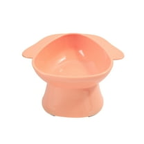 OAVQHLG3B Plastic Raised Bowl Tilted Elevated Cat Food and Water Bowls Set Anti Vomit Dog Kitten Food Dishes Pet for Cats and Small Dogs