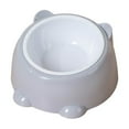 thumbnail image 1 of OAVQHLG3B Plastic Raised Cats Bowls, 15 Degrees Elevated Cat Bowls, Cat Food Bowl Pet Bowl Stand, Pet Bowls for Cats and Small Dogs, 1 of 6
