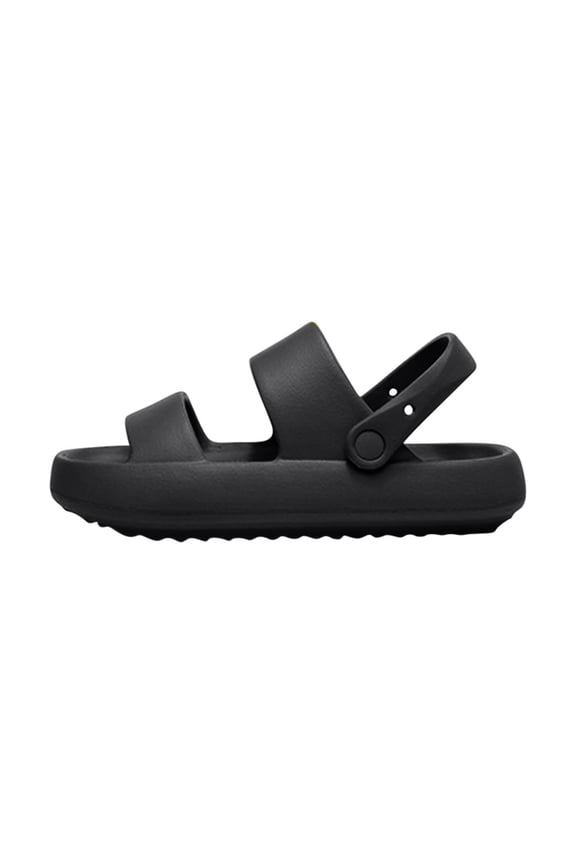 Platform Sandals for Womens Dressy Summer Beach Sandal Solid Breathable Comfort Shoes Cushion Slipper