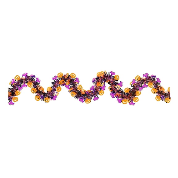 OAVQHLG3B Pumpkin Bat Spider Ribbon, Mood Background Decor, Halloween Party Arrangement, Themed Display