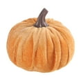 thumbnail image 1 of OAVQHLG3B Pumpkin Decor Halloween Artificial Pumpkins Fake Artificial Velvet Small Pumpkins for Fall Harvest, Thanksgiving, Christmas Party Decoration Yellow, 1 of 6