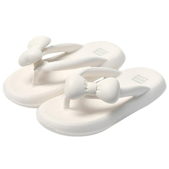 OAVQHLG3B Sandals for Women Butterfly Herringbone Slippers Women's Summer Home Beach Antiskid Women's Soft Soled Flip Flops