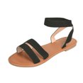 thumbnail image 1 of OAVQHLG3B Sandals for Women Clearance Under $10 Summer Ladies Sandals Casual Footwear Solid Color Women's Casual Sandals, 1 of 5