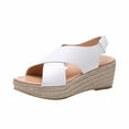 thumbnail image 1 of OAVQHLG3B Sandals for Women Low-top Exports Increased Rubber Viscose Shoes Side Air Rear Air Women's Shoes, 1 of 6