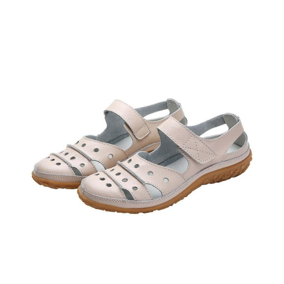 OAVQHLG3B Sandals for Women Summer Ladies Sandals Hollow Hole Women's Breathable Nurse Casual Shoes