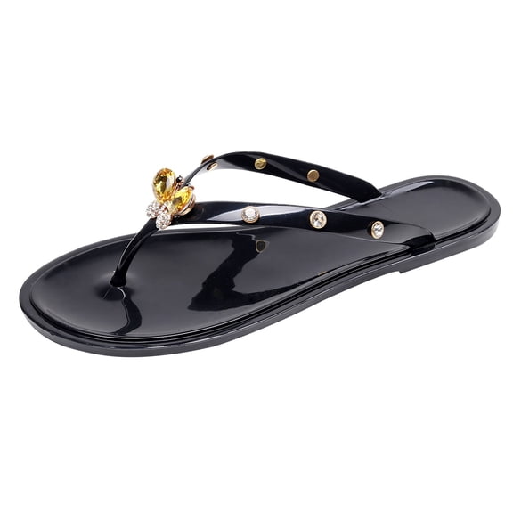 OAVQHLG3B Sandals for Women Women Dressy Comfy Platform Casual Shoes Summer Plush Butterfly Home Casual