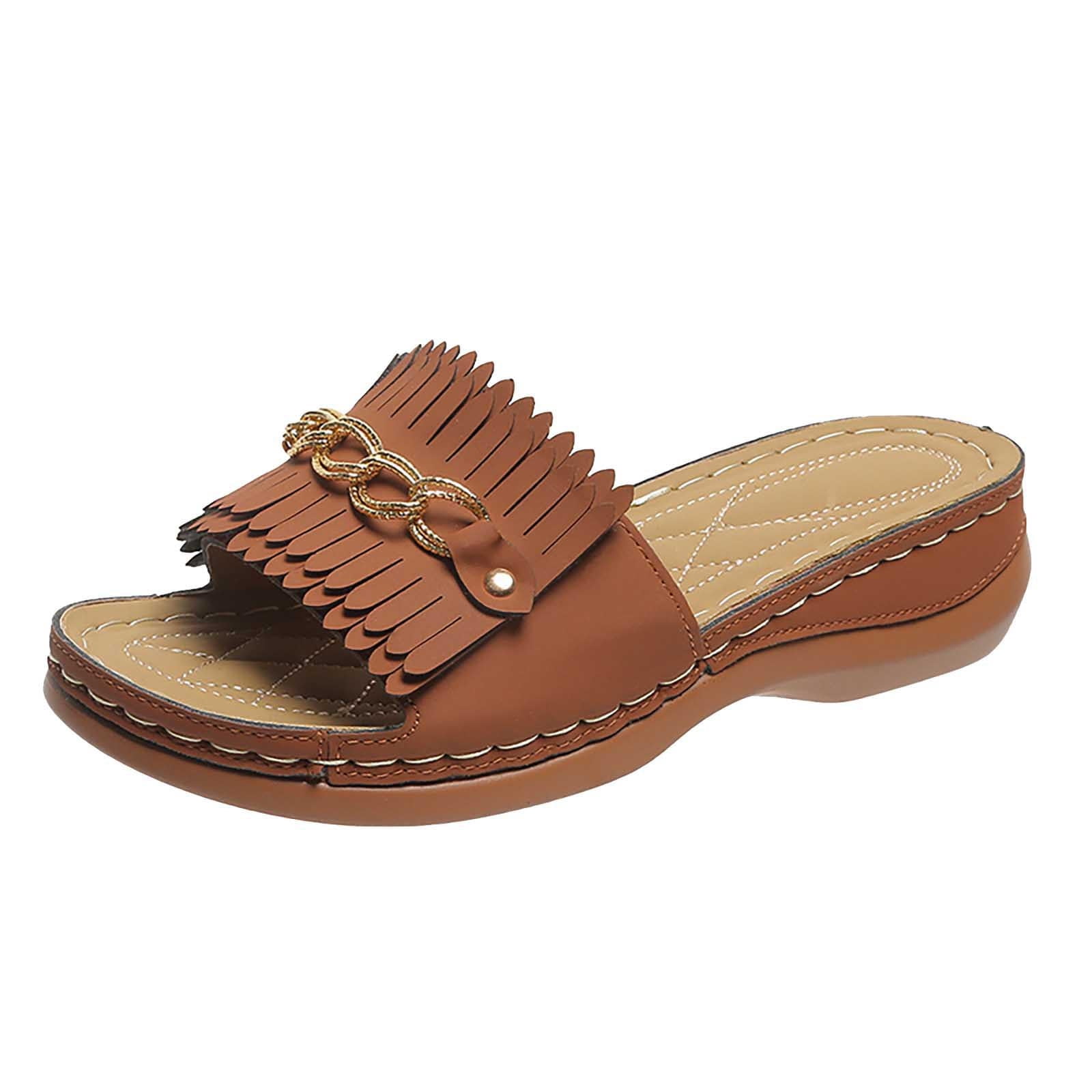 Womens dressy slide outlet sandals