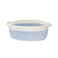 thumbnail image 1 of OAVQHLG3B Small Woven Baskets with Handles, Gift Bags and Ribbons, Durable Cotton Rope Storage Organizer for Basket, Dog Toy Basket Box, Gift Baskets Empty, Mother’s Day-11.8x7.8x5 Inch, 1 of 7