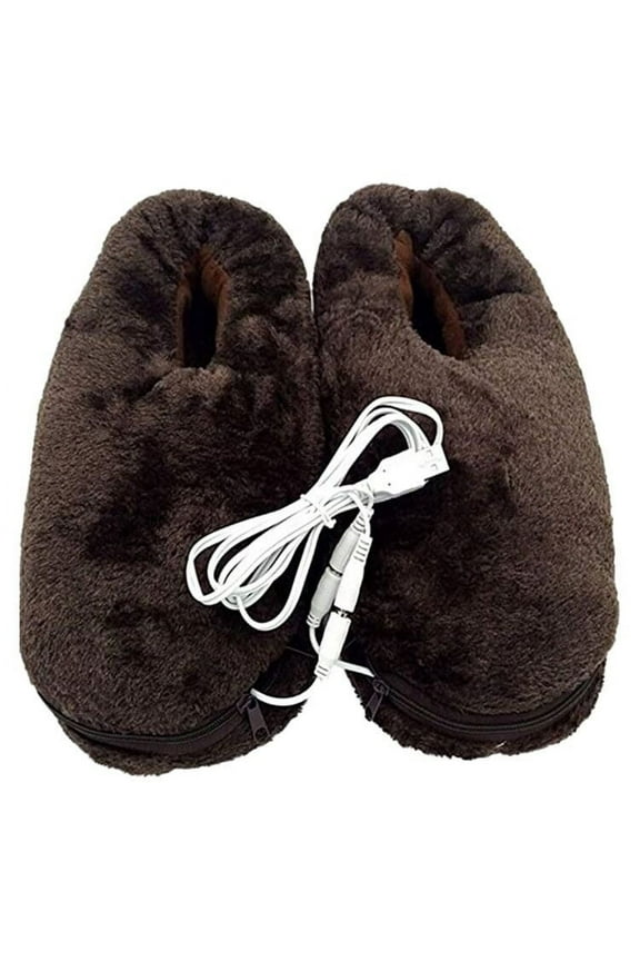 Snow Boots for Women, Men Women Winter Plush Interface Hiding USB Charger Electric Warm Shoes