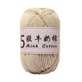 thumbnail image 1 of OAVQHLG3B Soft Cotton Yarn 5 Ply for Hand Knitting Yarn Cotton for Crocheting Beginner Hand Knit Supplies for DIY Doll Sweater Hats Scarves Shawls Home Decor, 1 of 6