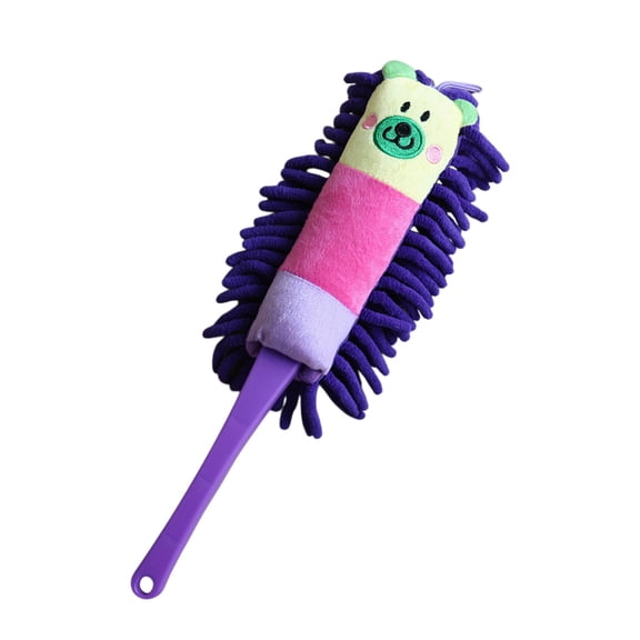 OAVQHLG3B Soft Microfiber Duster Brush, Toy Brush Detachable Cartoon Multipurpose Washable Duster for Kitchen Window Cleaning