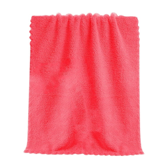 OAVQHLG3B Soft Washcloths 23.6 x 12 inches Quick Drying, Highly Absorbent Coral Velvet Bathroom Wash Clothes, Use as Bath, Spa, Facial, Fingertip Towel