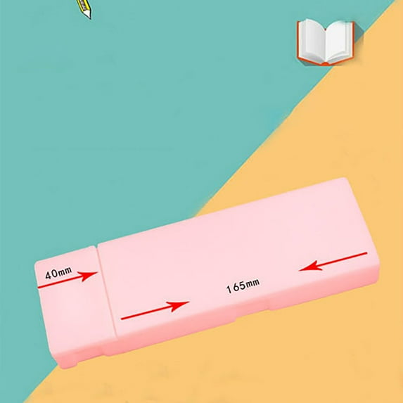 OAVQHLG3B Solid Color Pencil Case Translucent Matte Stationery Pencil Box Multi-functional Storage Pencil Box Student Stationery Box