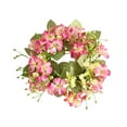 thumbnail image 1 of OAVQHLG3B Spring Summer Artificial Flowered Wreath Mini Floral Wedding Candle Rings Wreaths for Wedding Table Centerpiece Pillars Farmhouse Party Home Door Tabletop All Seasons Decor, 1 of 6
