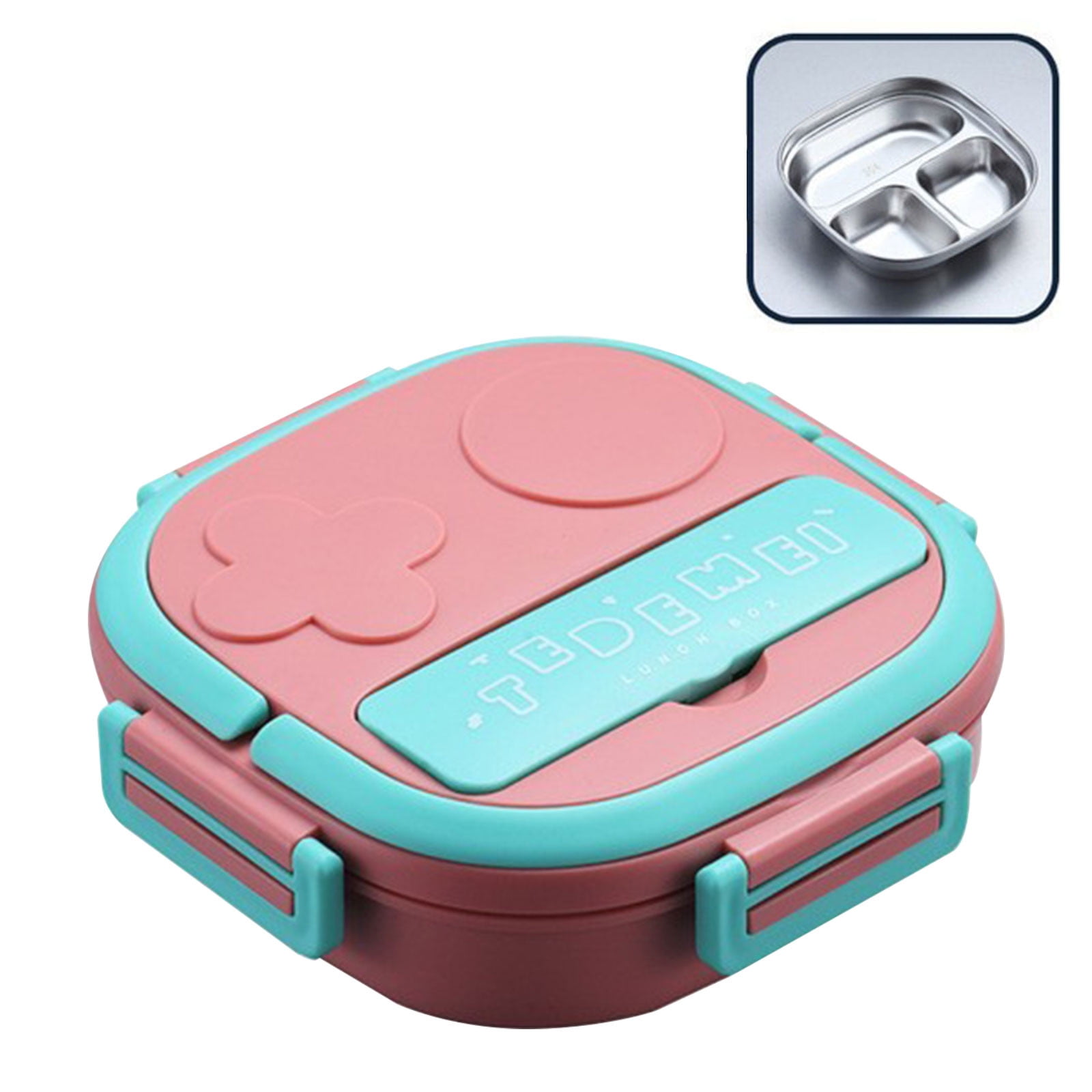 Utoimkio Stainless Steel Lunch Box Lunch Container ,3 Section Design