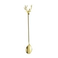 thumbnail image 1 of OAVQHLG3B Stainless Steel Reindeer Spoons,Christmas Deer Head Shape Teaspoons ，Dessert Coffee Spoon Tableware Creative Tea Spoon Gold Stirring Demitasse for Coffee Tea Ice Cream Sugar Cake, 1 of 6