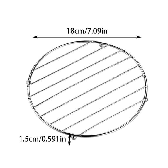 OAVQHLG3B Stainless Steel Trivets, Heat Resistant Insulated Hot Pads Table Dish Mat Tableware Placemat Dining Table Decor Hot Pads Cooking and Baking Pans Holder Oven Cookie Cooling Racks