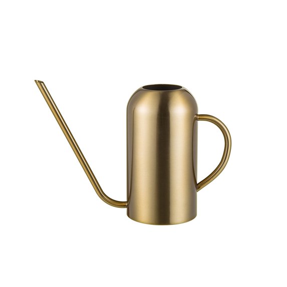 OAVQHLG3B Stainless Steel Watering Can - 1.5L Metal Watering Can With Long Spout To Prevent Spillage, Perfect Plant Watering Can For Outdoor And Indoor Plants