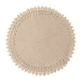 thumbnail image 1 of OAVQHLG3B Straw Mat Hollowed-out Table Mat Round Washable Mat Create Scald-proof Heat Insulation Household Table Mat, 1 of 7