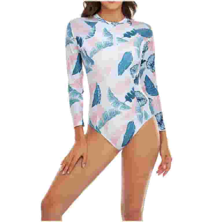 高価値セリー Womens Swimsuit OAVQHLG3B One Sleeve Long Swimsuit, Piece Clothing