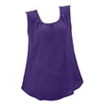 thumbnail image 1 of OAVQHLG3B Tank Top for Women T shirts for women Summer Casual Loose Casual Sleeveless Crewneck Solid Casual Blouse T-shirt Tunic Tops, 1 of 9