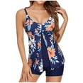thumbnail image 1 of OAVQHLG3B Tankini Bathing Suit for Womens Swimsuits Women Two Piece Print Swimsuits Tummy Control Swimwear Tankini Beachwear Swimdress, 1 of 5