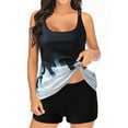 thumbnail image 1 of OAVQHLG3B Tankini Bathing Suit for Womens Swimsuits with Boyshort Printed Top Conservative Two Piece Swimsuits Beachwear, 1 of 7