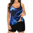 thumbnail image 1 of OAVQHLG3B Tankini Bathing Suit for Womens Swimsuits with Boyshort Printed Top Conservative Two Piece Swimsuits Beachwear, 1 of 7