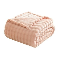 OAVQHLG3B Throw Blanket for Couch，Bed Throws Blanket for Sofa Couch, Soft Plush Decorative Blanket Thick and Heavy, Cute Bubble Furry Blanket 39x28 inch