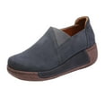 thumbnail image 1 of OAVQHLG3B Trendy Thick-soled Rocking Shoes Women's Single Shoes Comfortable Mother Shoes Casual Leather Shoes, 1 of 7