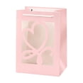 thumbnail image 1 of OAVQHLG3B Valentine' s Day Paper Gift Bags with Window Love Party Favor Bags with Handle Goodie Candy Treat Bag with Tissue Paper For Wedding Anniversary Holiday, 1 of 6