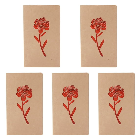 OAVQHLG3B Vintage Kraft Paper Mother's Day Card Hollow Love Mother's Day Card Valentine's Day Thanksgiving Birthday Gifts for Mom