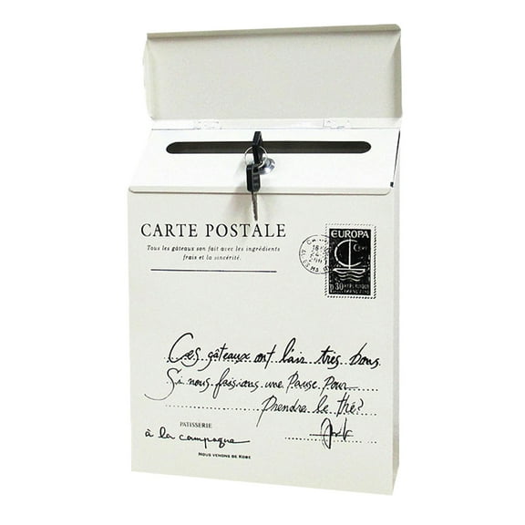 OAVQHLG3B Vintage Wall Mount Mailbox Mail Retro Postal Letter Newspaper Box Waterproof Mailboxes Garden Decoration
