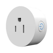 OAVQHLG3B WiFi Smart Plug With Remote Control & Timer Function & Power Consumption Statistics Work With Alexa & Assitant 10A Smart Socket 2.4G Wi-Fi On-ly