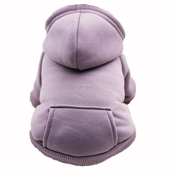 OAVQHLG3B Winter Dog Hoodie Sweatshirts with Pockets Warm Dog Clothes for Small Dogs Chihuahua Coat Clothing Puppy Cat Clothing