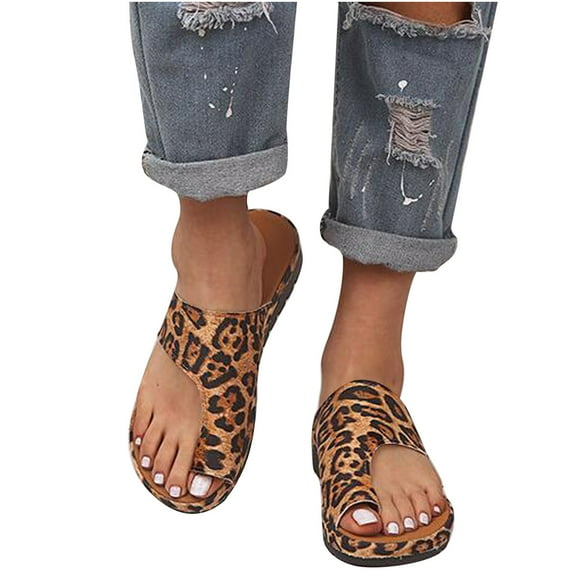 OAVQHLG3B Women Dressy Comfy Platform Casual Shoes Summer Beach Travel Slipper Flip Flops