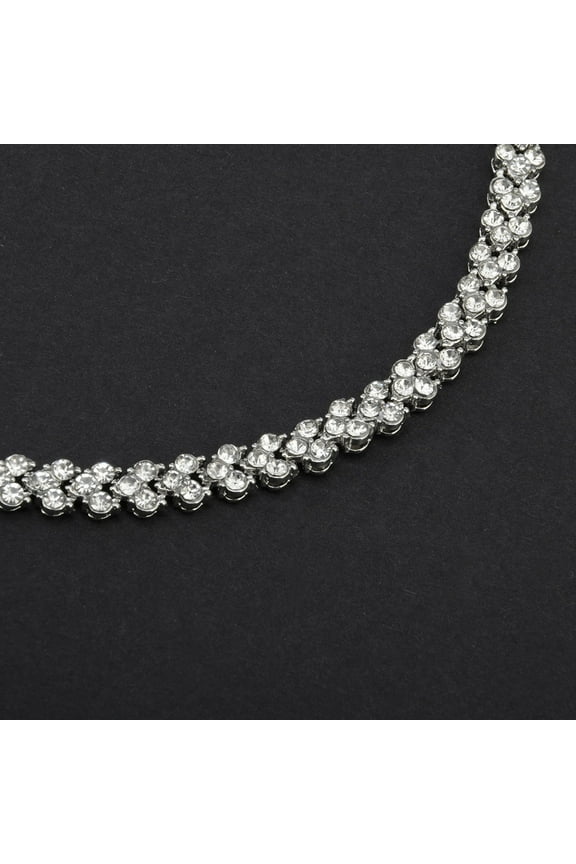 Women Fashion Roman Style Crystal Diamond Bangle Bracelets Elegant Charm Rhinestone Bracelets Gifts