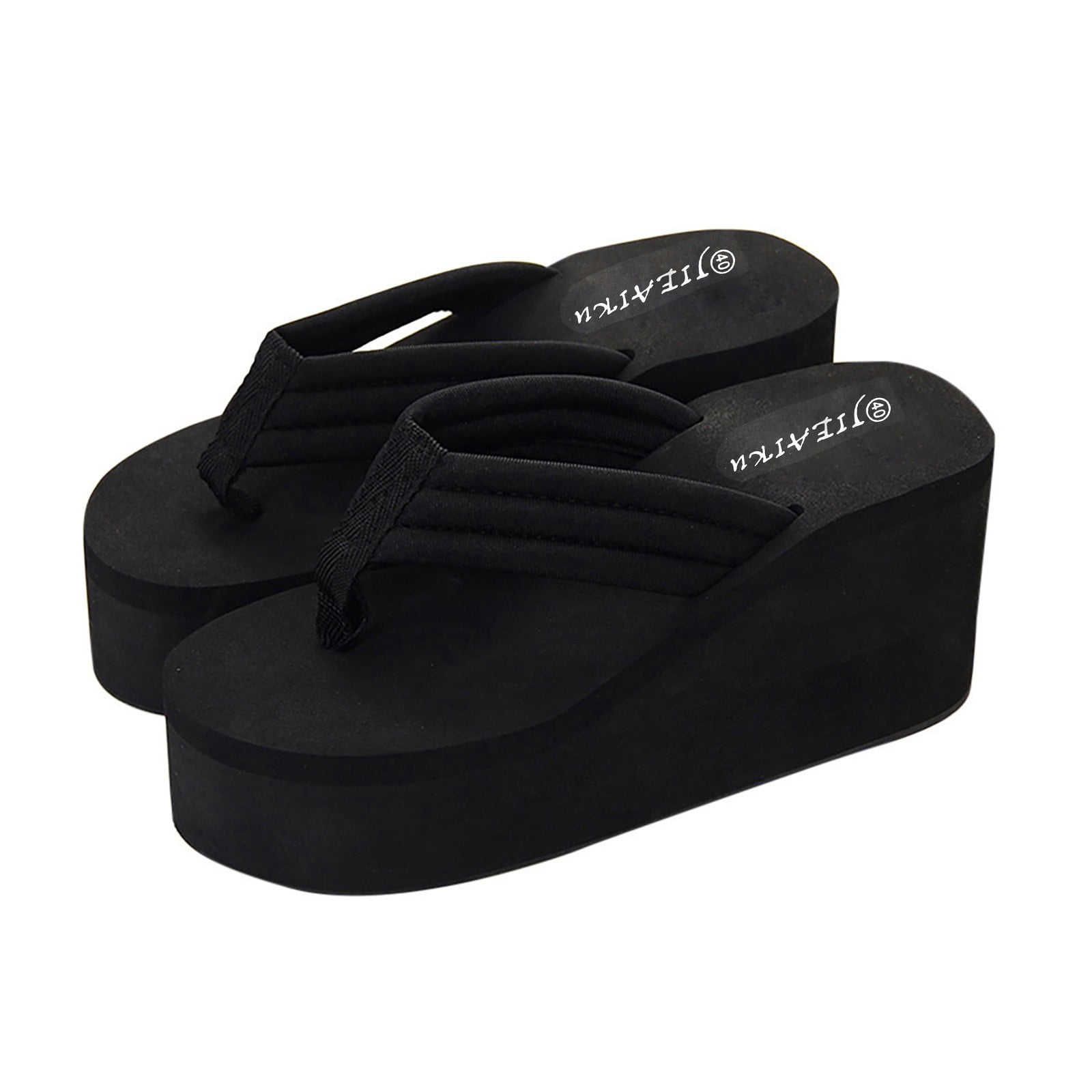 【INCHANT ME】Rope Platform Flip Flops Slippers OAVQHLG3B-Women-Summer-