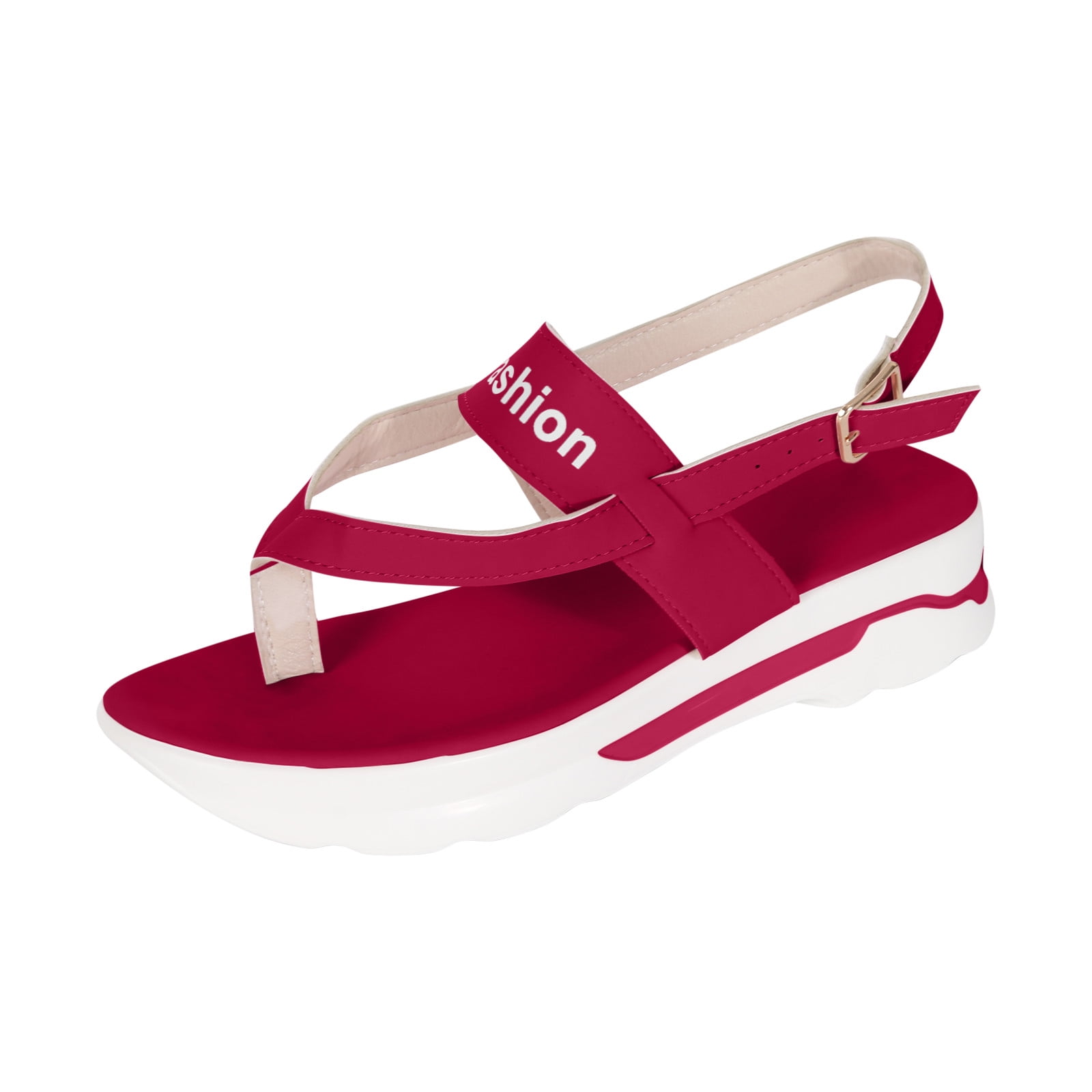 OAVQHLG3B Women s Clip Toe Platforms Flip Flops Shoes Casual Slingback Sandals