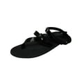 thumbnail image 1 of OAVQHLG3B Women's Sandals on Women's Casual Vacation Flat Beach Flip Flops Cross Roman Buckle Sandals, 1 of 4
