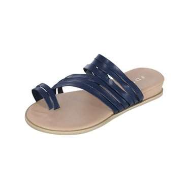 OAVQHLG3B Women's Slippers Summer Flip Flops Flats Beach Shoes Sandals ...