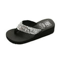 thumbnail image 1 of OAVQHLG3B Women's Summer Sequins Anti-Slip Sandals Slipper Indoor & Outdoor Flip-flops, 1 of 6