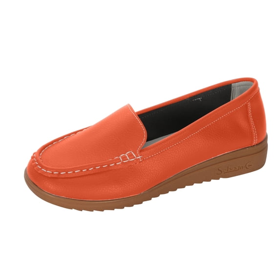 OAVQHLG3B Loafer for Women Slip On Casual Shoe Dressy Summer Sandals Wedge Soft Sole Comfort Shoes