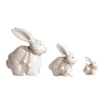thumbnail image 1 of OAVQHLG3B Wooden Family Of Three Bunny Figurines, 1 of 7