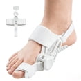 thumbnail image 1 of OAZOUF Bunion Corrector for Women and Men Big Toe, Adjustable Knob Bunion Splint, For Bunion Relief, Toe Straightener Device with Silicone Bunion Pad, White, 1 of 8