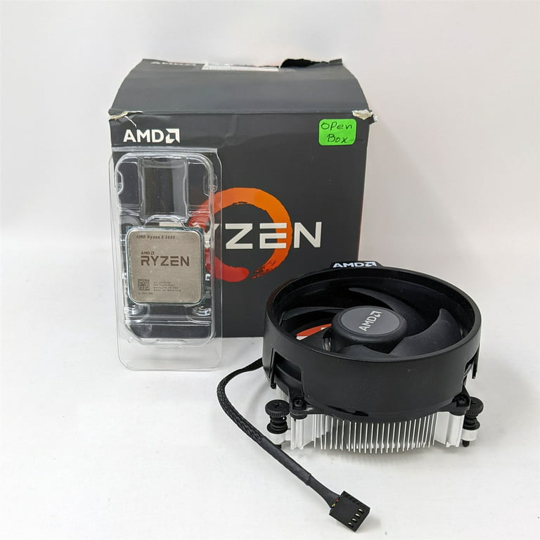 OB AMD Ryzen 5 2600 Processor with Wraith Stealth Cooler - YD2600BBAFBOX