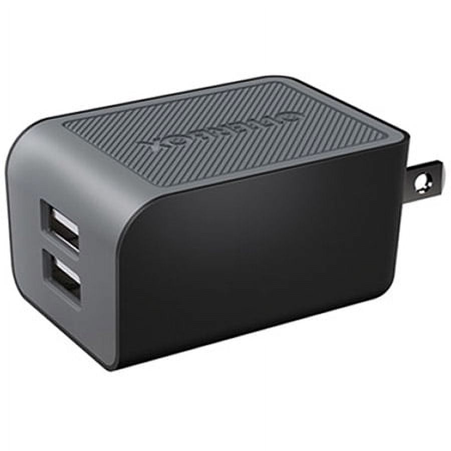 OB USB-A Dual Port Wall Charger -2.4 Amp-Black