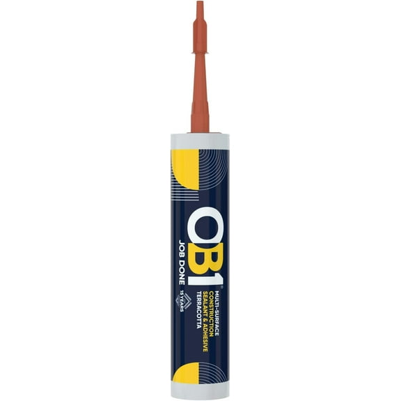 OB1 Terracotta - Multi-Surface Construction Sealant & Adhesive Waterproof Silicone
