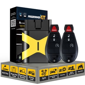 OBD DIY Programmer Tool/ADD 2 KEYS/Paring Smartphone APP/Simple and Safe and Car Key Remote Control fits for Dodge/Chrysler with FCC: M3N5WY783X or IYZ-C01C